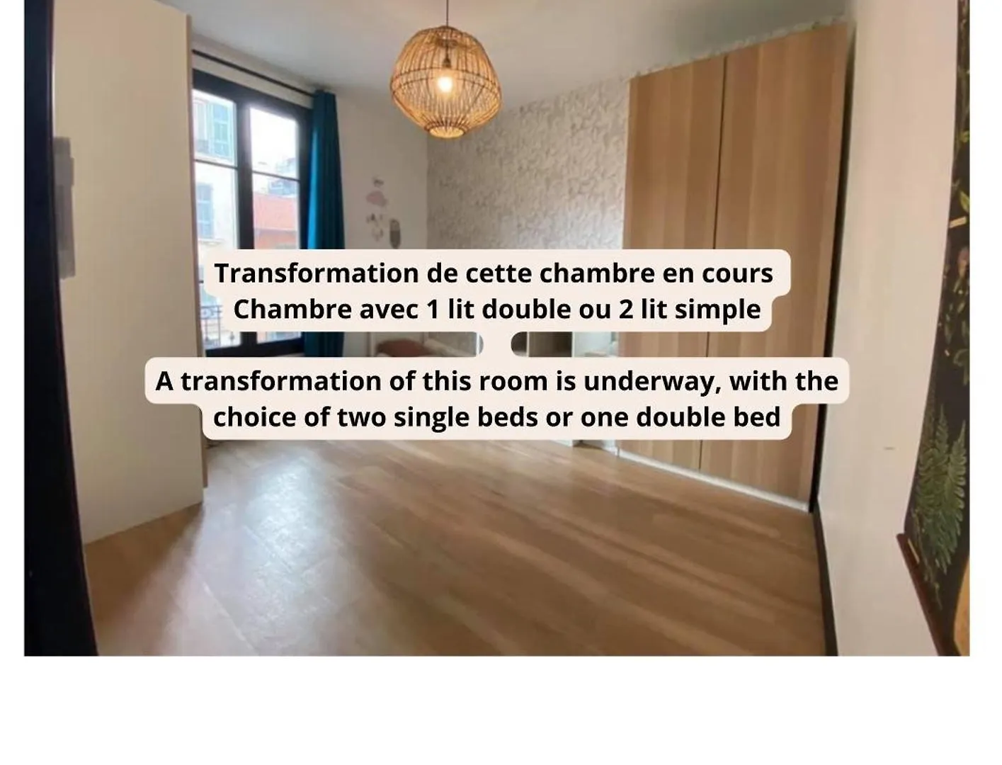 Nice - Appartement 3P 0*,  France